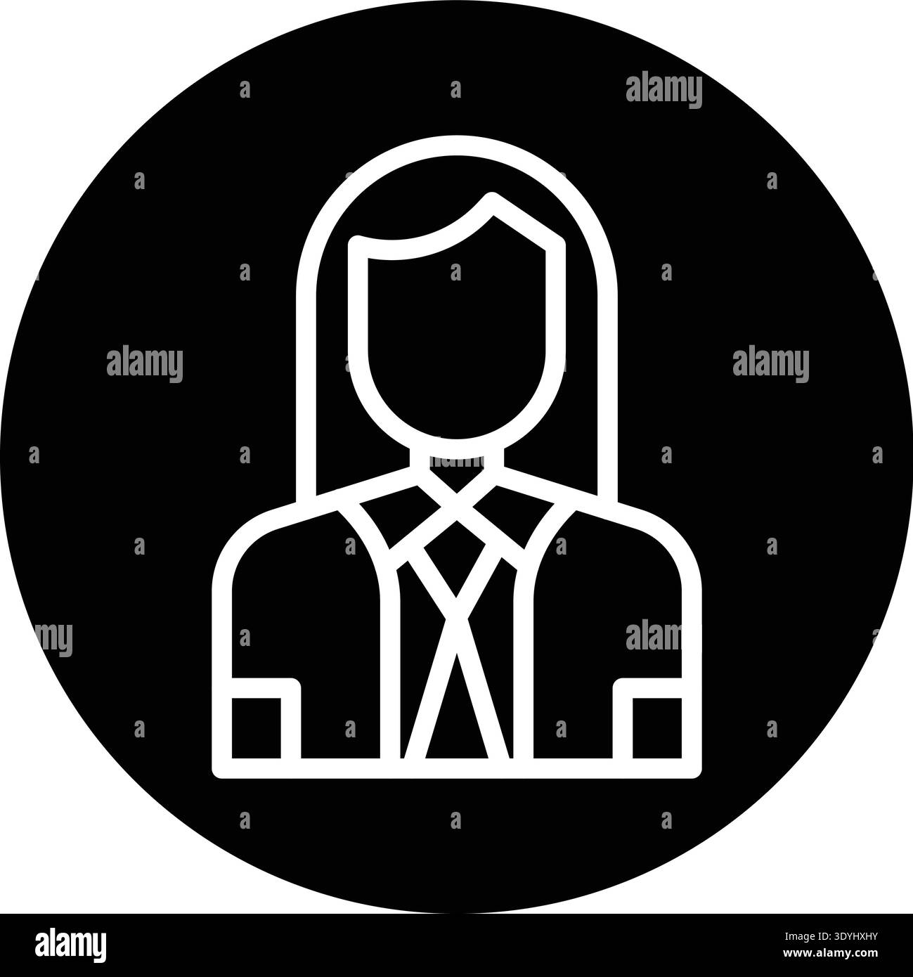 Company Secertary Vector Icon Design Illustration Stock Vector