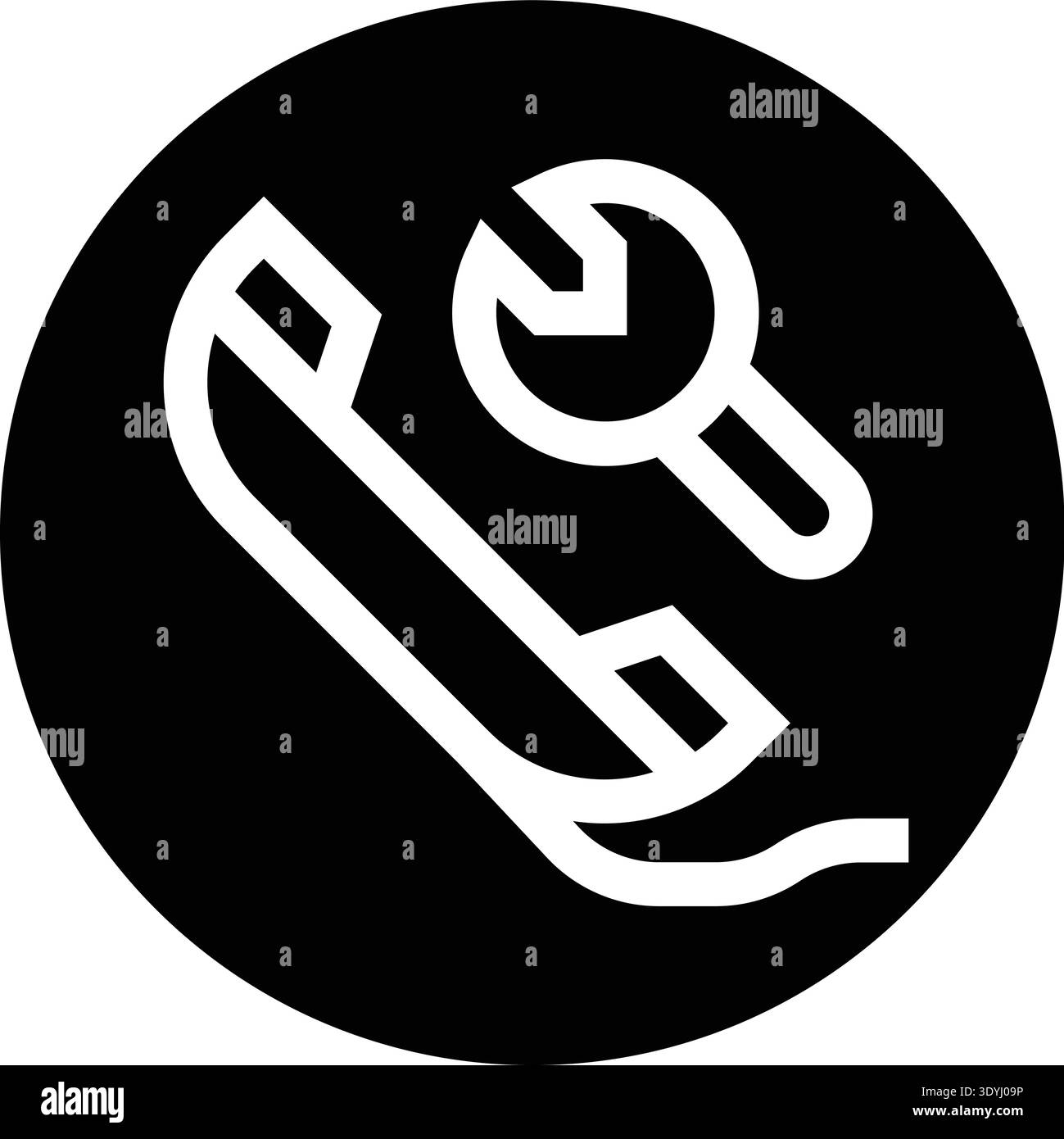 Maintenance Cal Vector Icon Design Illustration Stock Vector