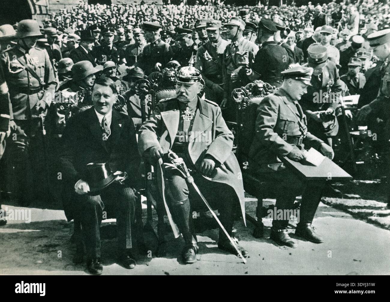 Tannenberg 23 August 1933 Chancellor Hitler President Hindenburg And tannenberg-23-august-1933-chancellor-hitler-president-hindenburg-and