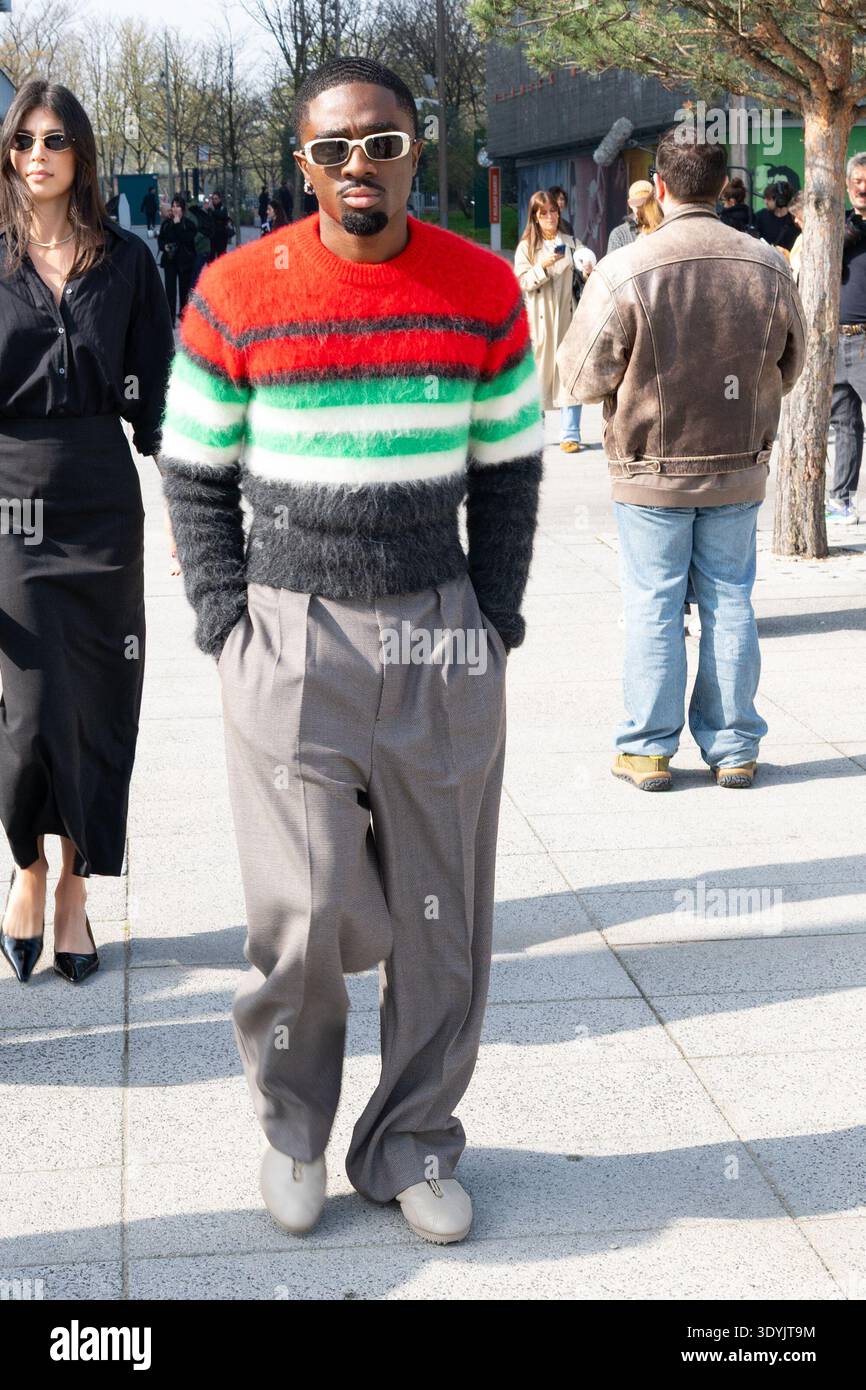 Caleb Roland Caleb McLaughlin attends the Lacoste Womenswear Fall/Winter 2026-2027 ...