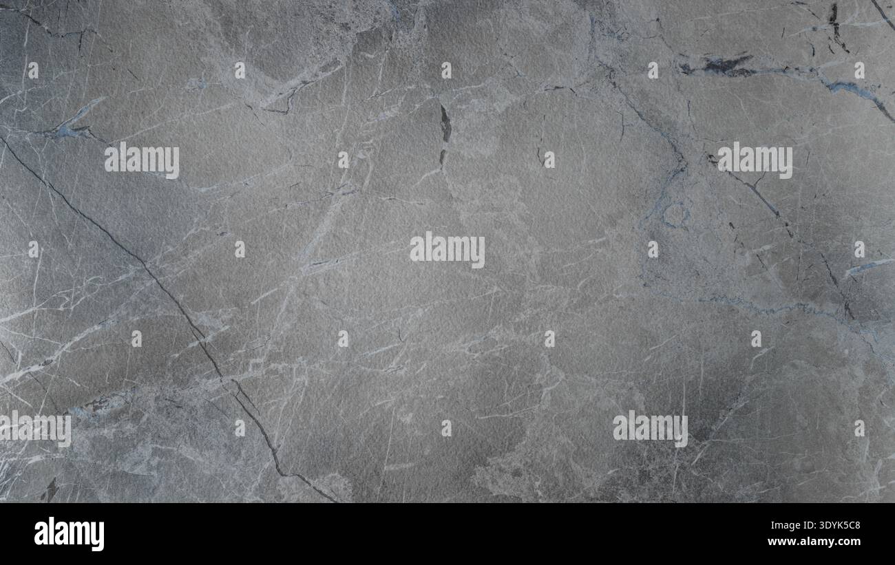 Grey blue marble texture as background. Stone backdrop with copy space Stock Photo