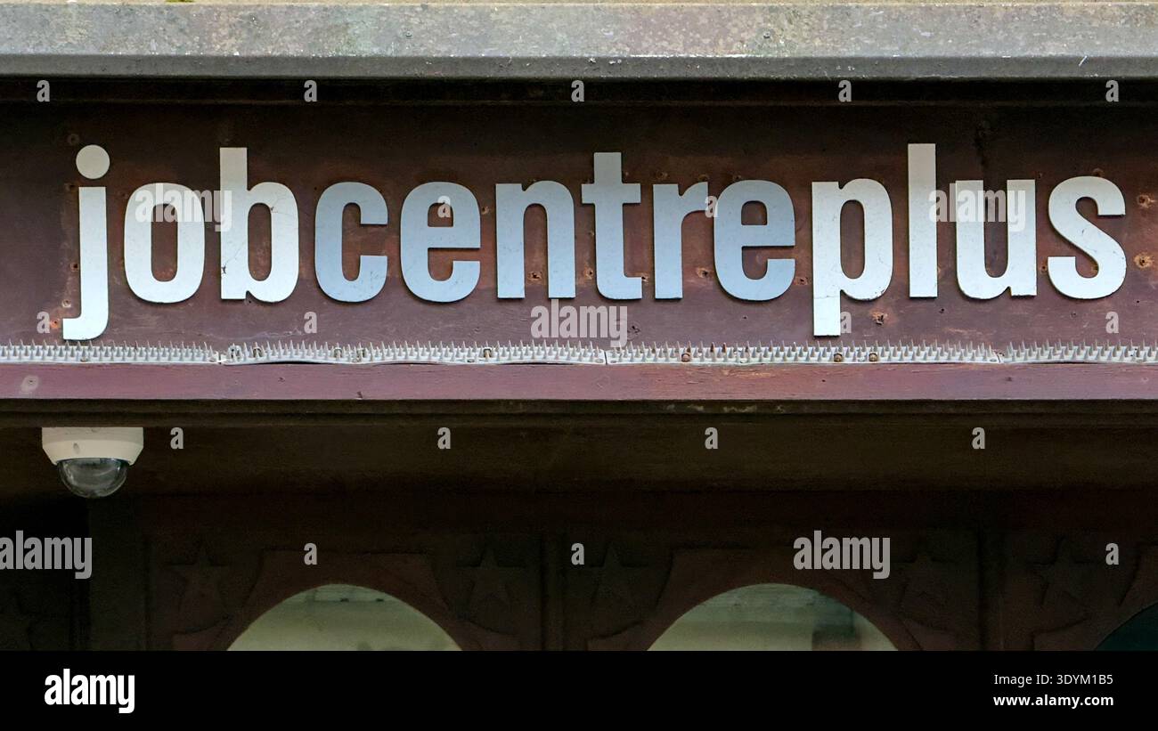 Job Centre plus in Ormskirk Lancashire 8th March 2026 - Smartphone Captured Stock Image