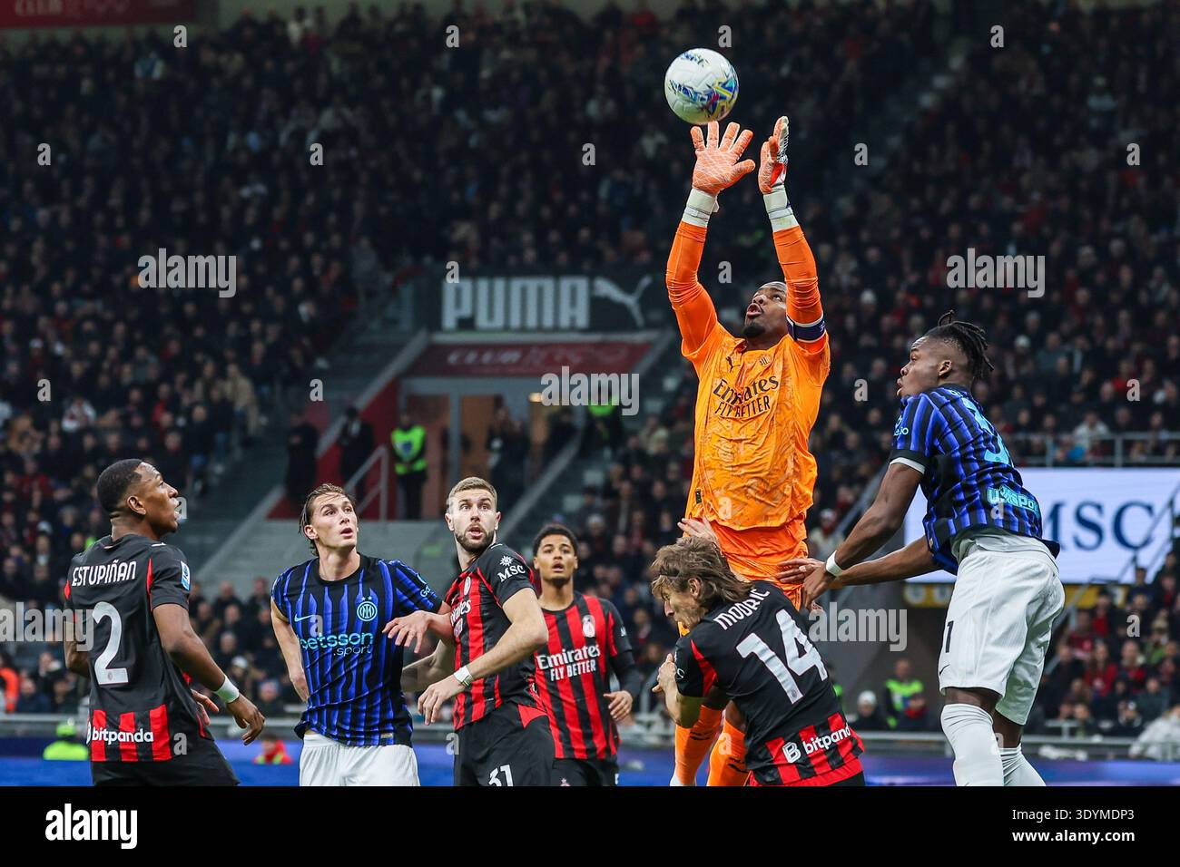 Mike Maignan of AC Milan seen in action during Serie A 2025/26 football ...