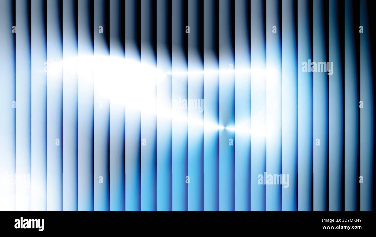 Glowing Neon Vertical Stripes with Central Light Diffusion Pattern -Background abstract lighting neon glow Stock Vector