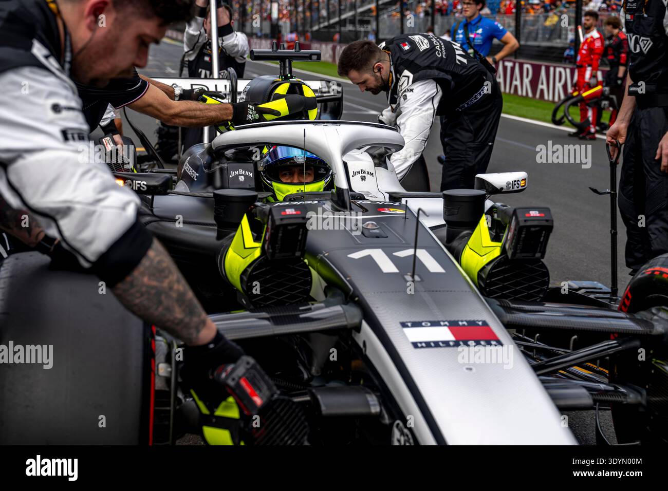 Melbourne, Australia, 08 Mar 2026, Sergio Perez, from Mexico competes ...