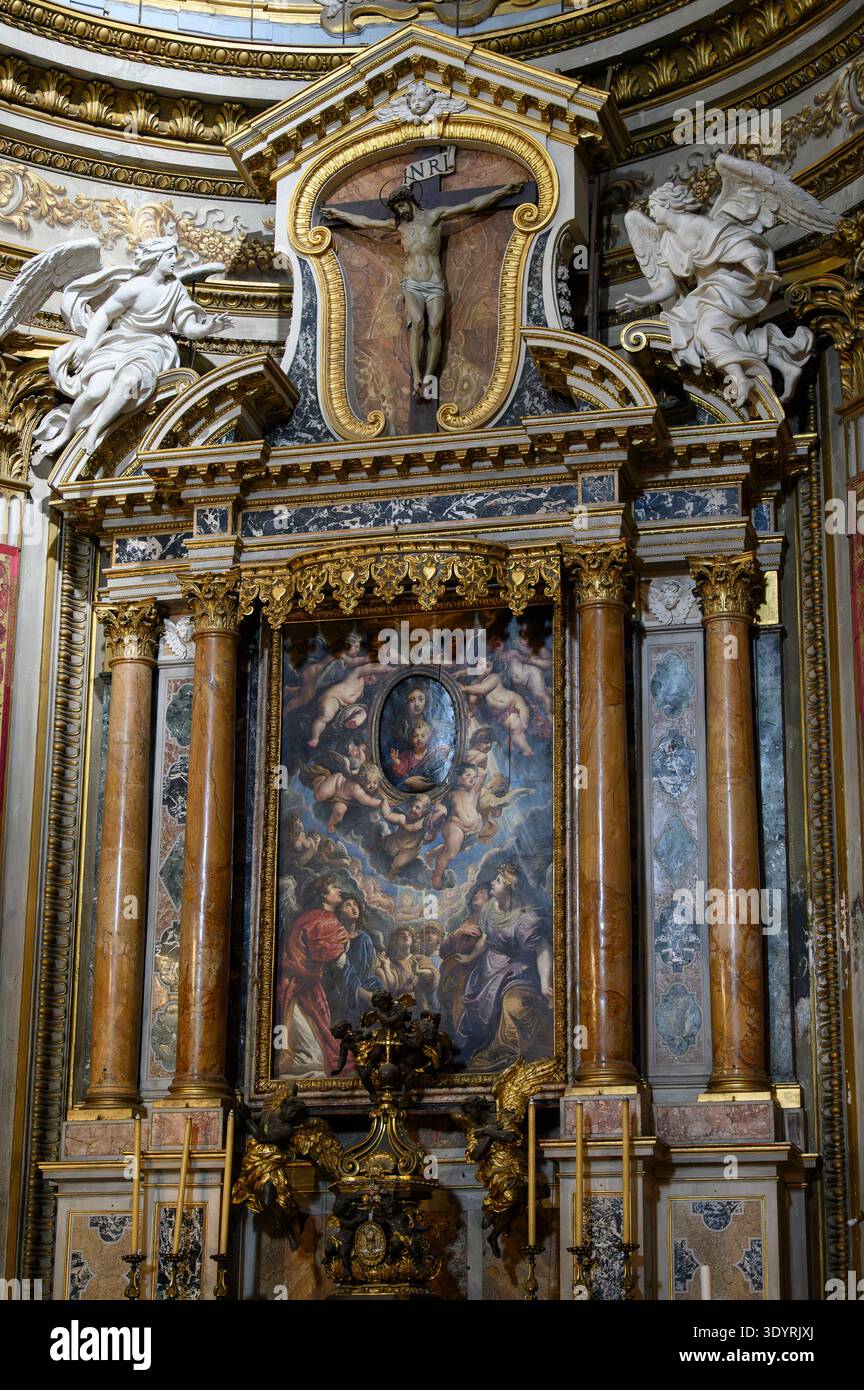 Rome. Italy. Church of Santa Maria in Vallicella aka Chiesa Nuova. The ...