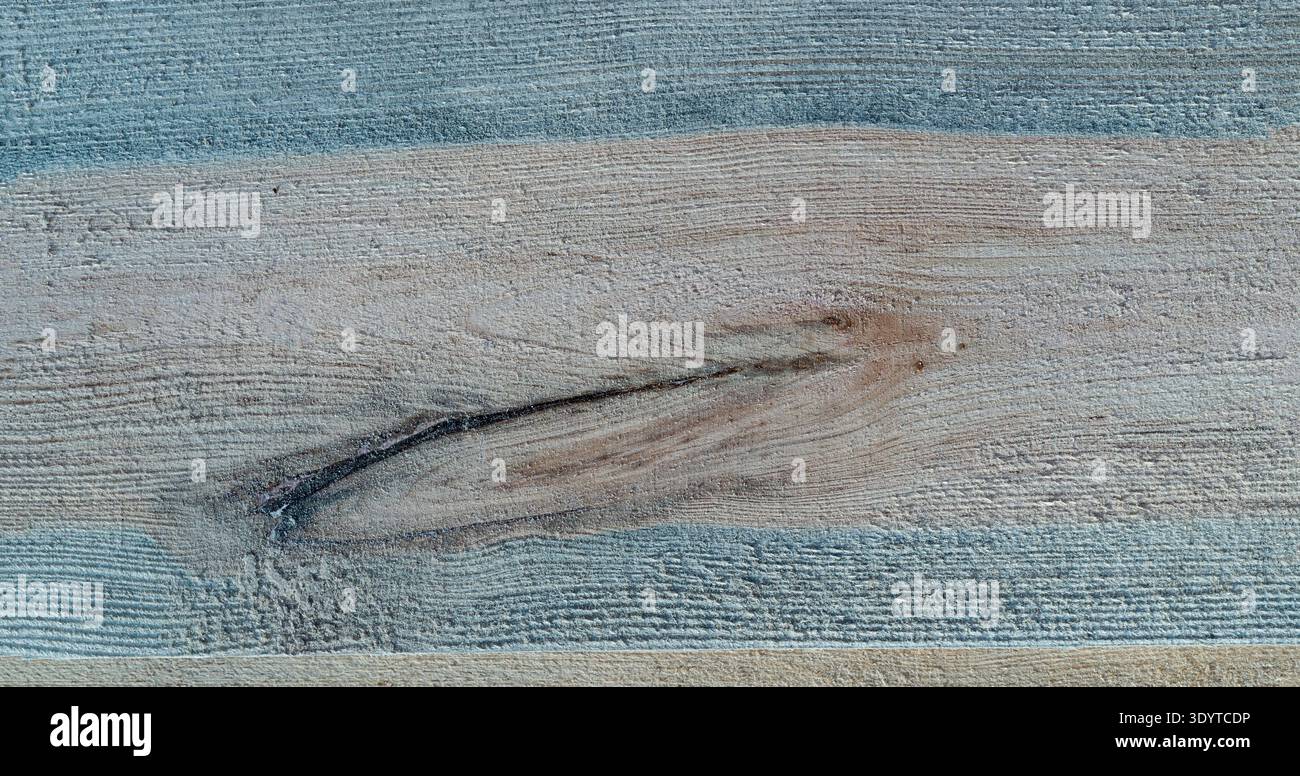Painted wooden board texture with natural knot pattern and rustic ...