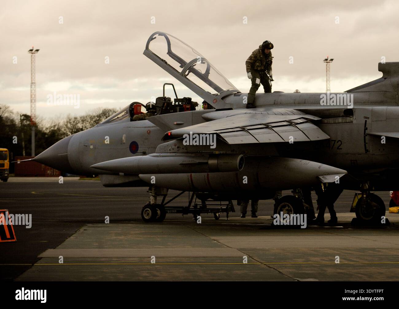 The Panavia Tornado GR4, a mainstay of British aerial combat for ...