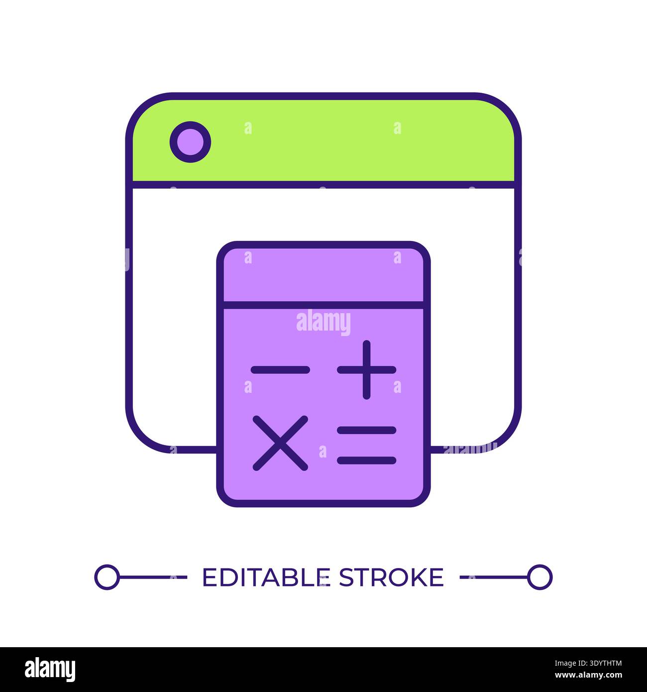 Practical content line color icon Stock Vector