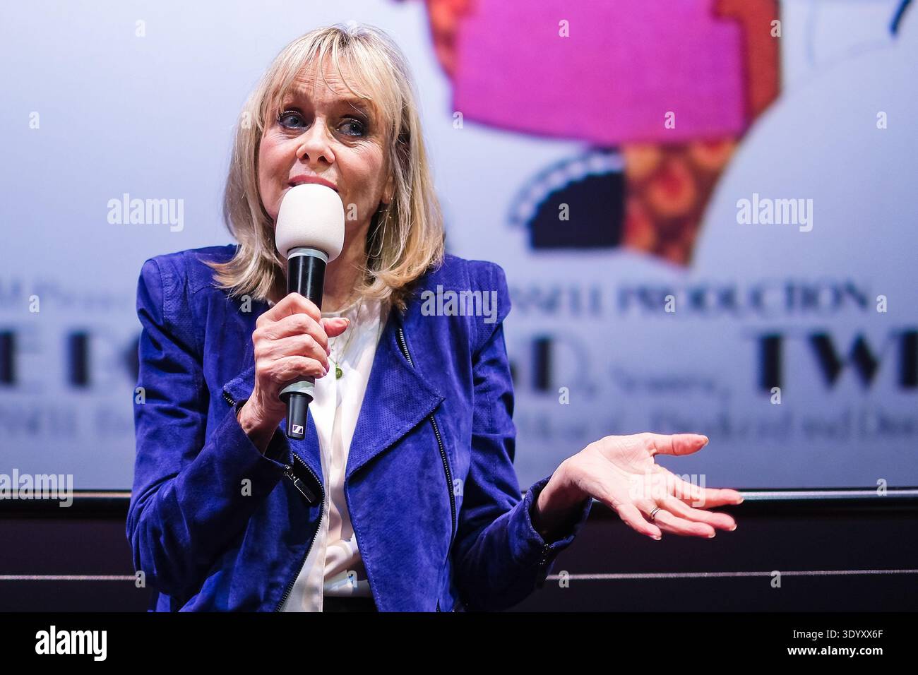 London, UK. 9th Mar, 2026. Twiggy on stage at Mark Kermode in 3D ...