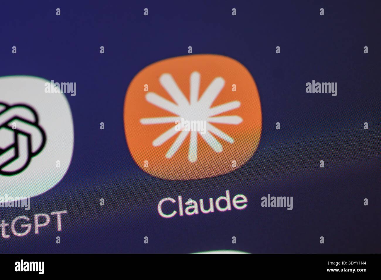 Buenos Aires, Argentina; February 23th 2026: Claude icon on a mobile ...