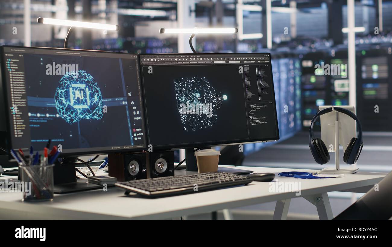 Data center workstation equipped with machine learning software ...