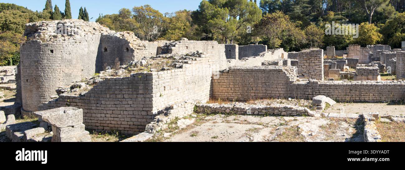 Site Archéologique de Glanum;near Saint-remy-de-Provence Stock Photo