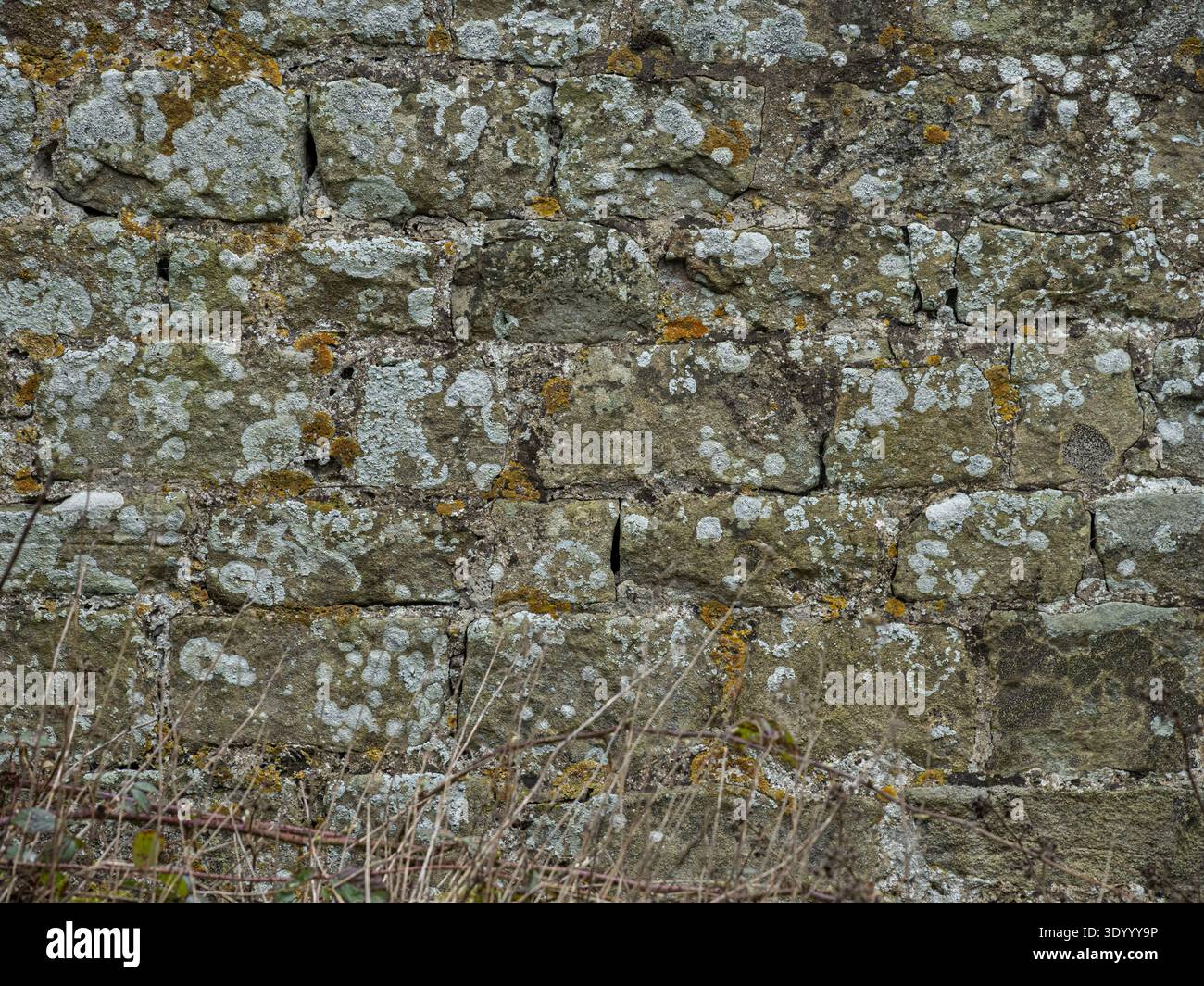 Ancient limestone block wall texture with natural stone masonry pattern ...