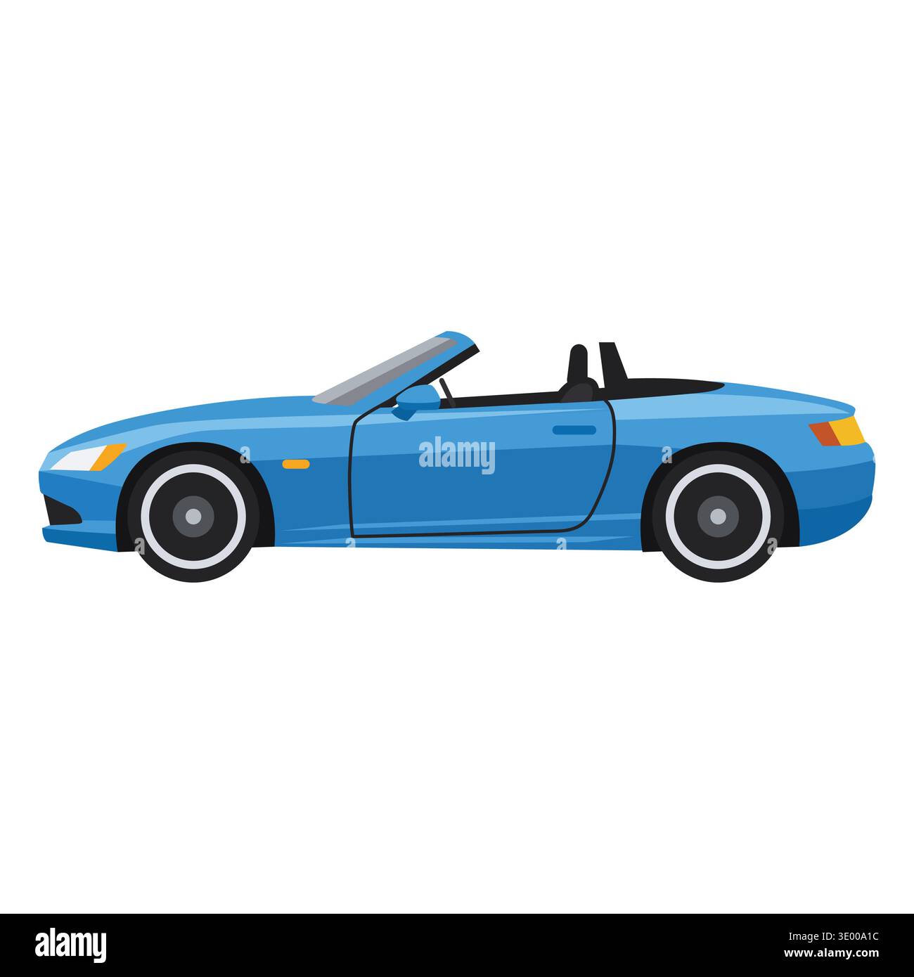 Sports car isolated side view Stock Vector Images - Alamy