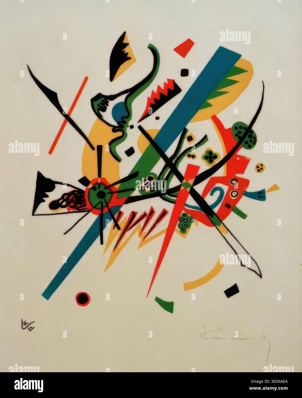 Wassily Kandinsky、e Welten（1）、希少画集画 Kleine Welten I (Small Worlds I), from the series Kleine Welten