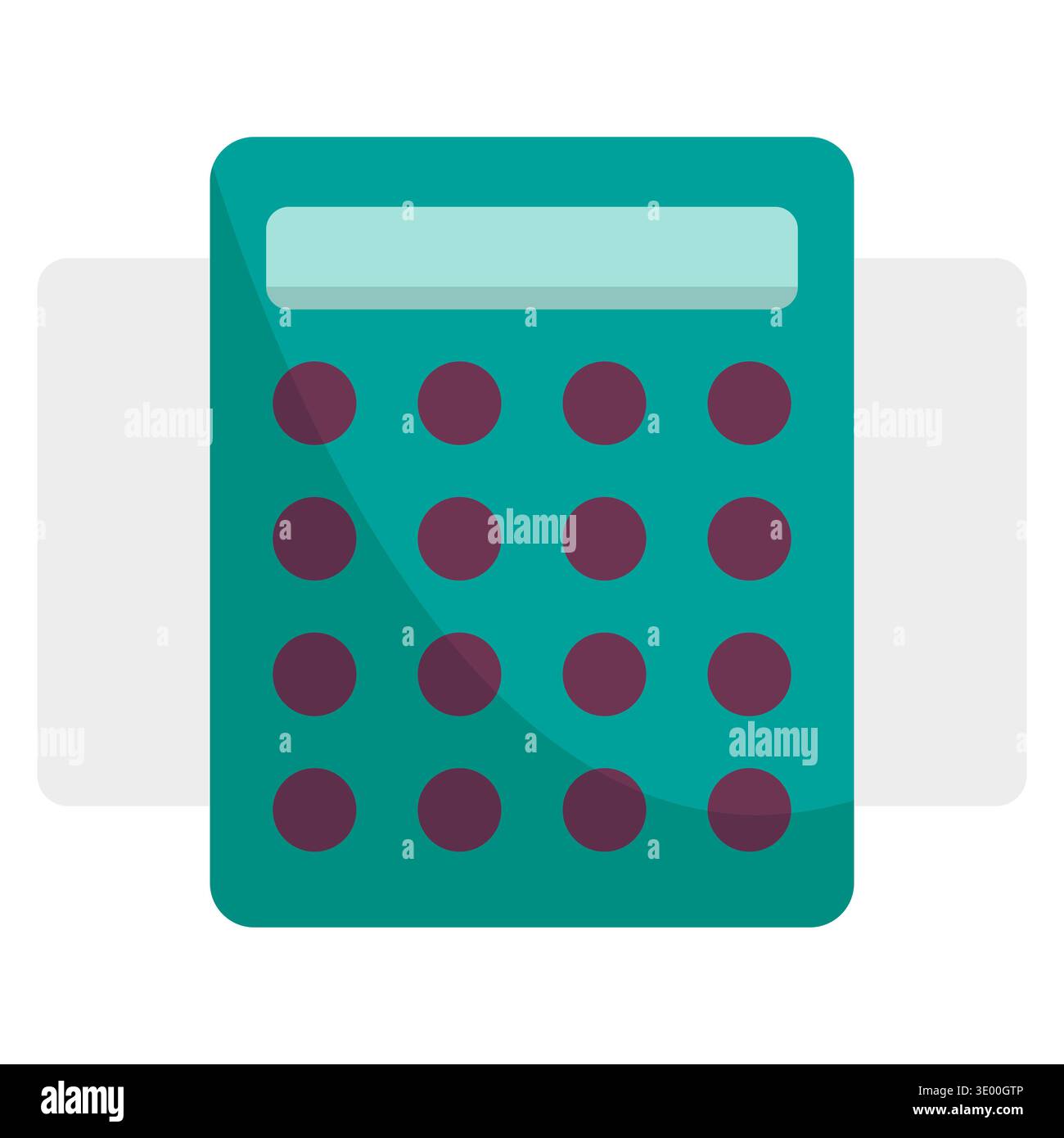 Advanced mathematical calculator. Professional finance Vector. Successful financial accounting. Specialized business equipment. Stock Vector