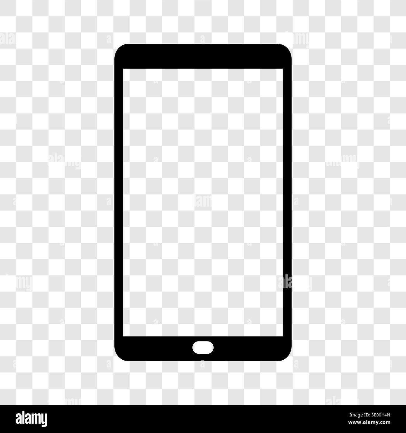 Smartphone screen icon. Mobile Vector illustration. Hardware communication representation. Electronic gadget identification. Stock Vector