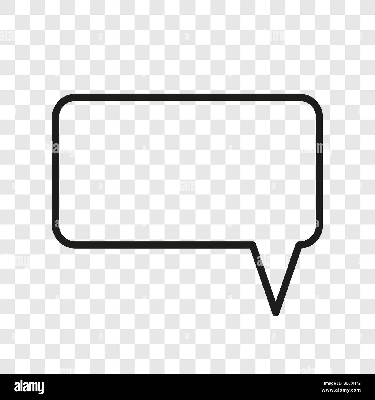 Professional messaging icon. Universal communication symbol. Messaging bubble Vector. Professional transparent background. Stock Vector