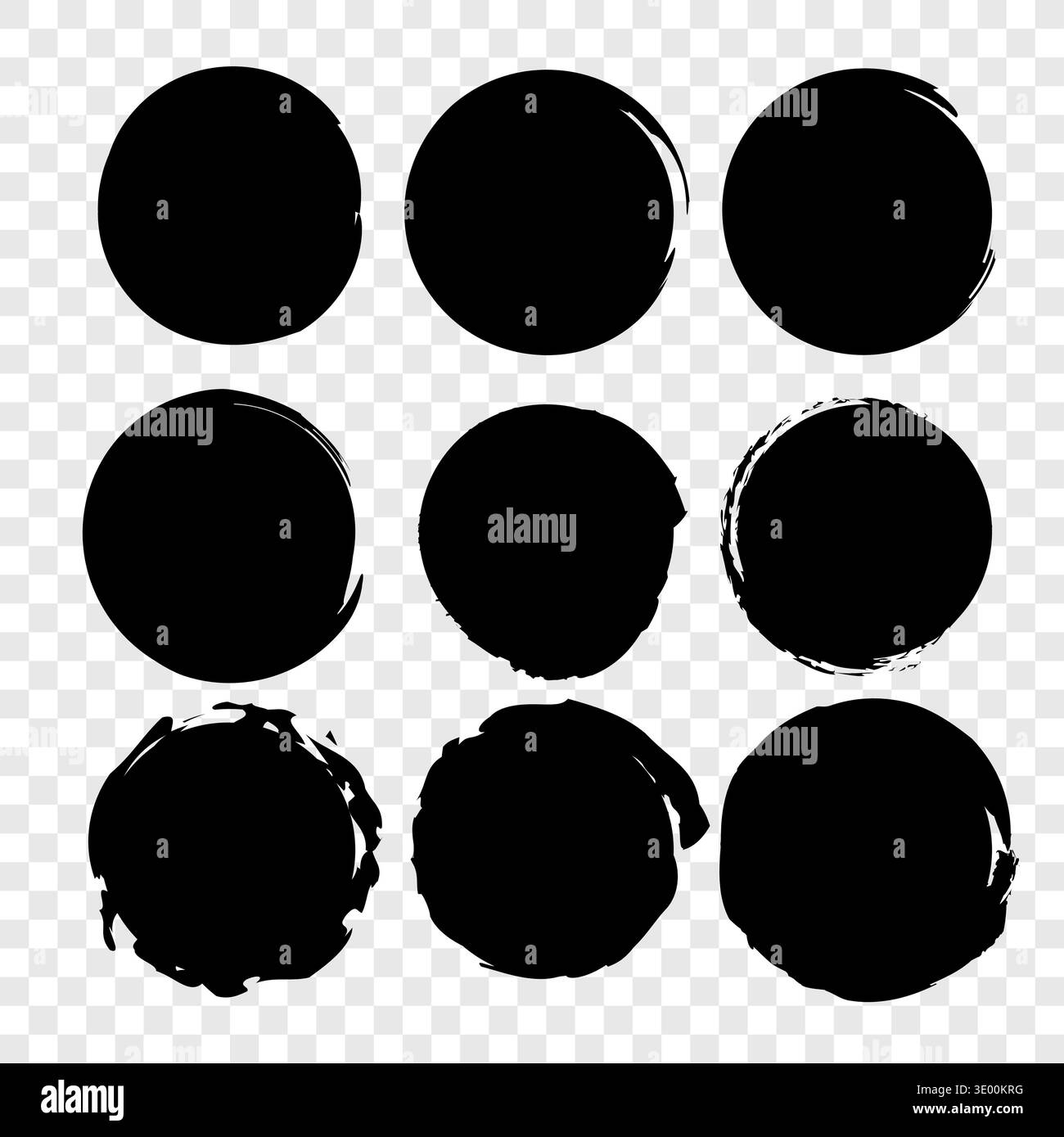 Comprehensive nine 9 collection. Professional splash Vector. Extraordinary stroke shape. Traditional artistic element. Stock Vector