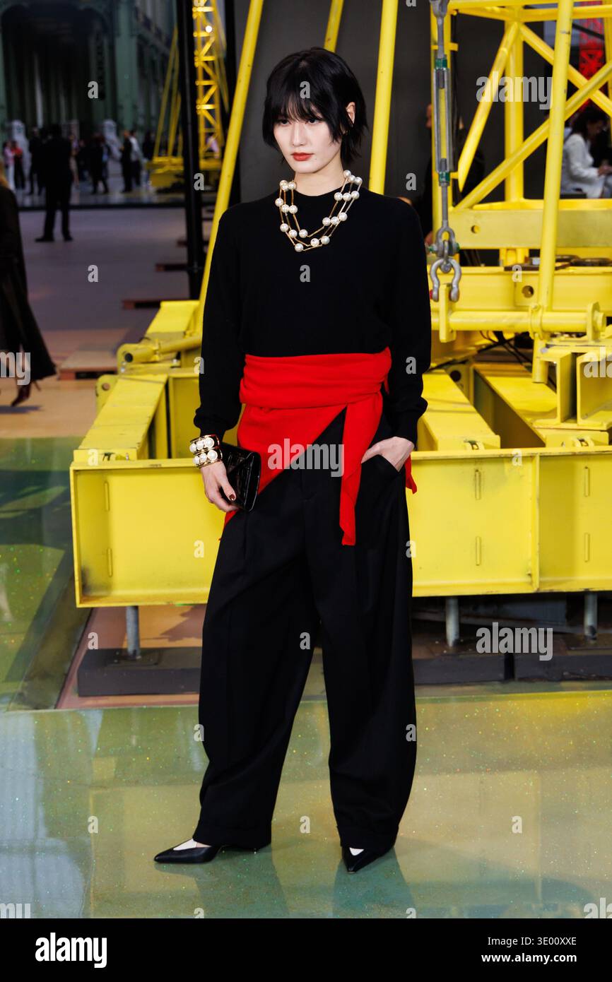 Ai Hashimoto attends CHANEL Fall/Winter 2026-2027 runway during Paris ...