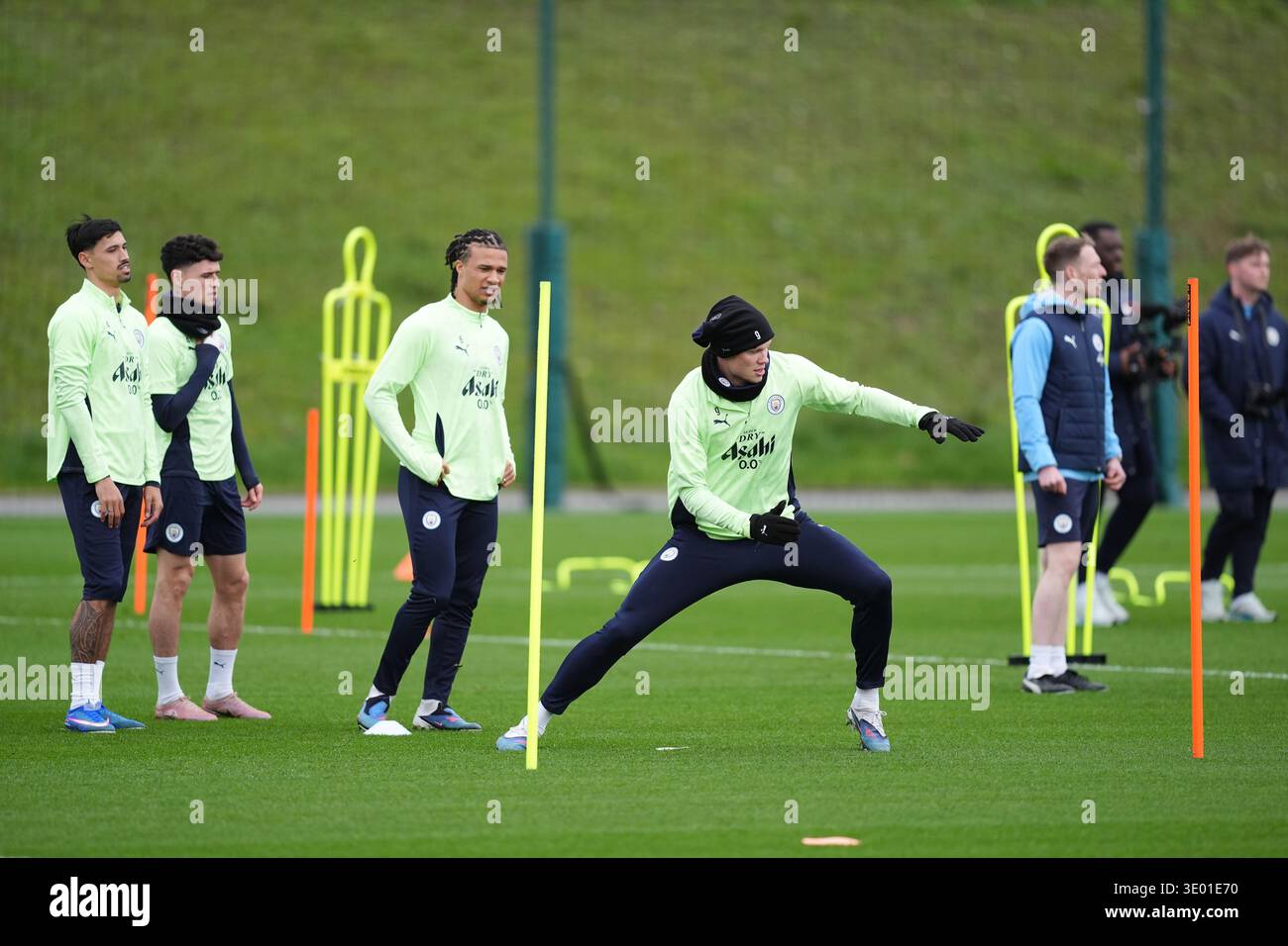 Manchester City s Erling Haaland During A Training Session At The City manchester-city-s-erling-haaland-during-a-training-session-at-the-city
