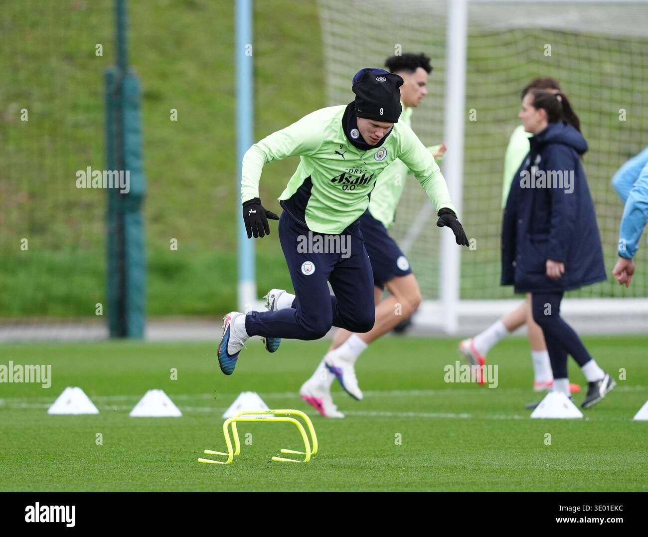 Manchester City s Erling Haaland During A Training Session At The City manchester-city-s-erling-haaland-during-a-training-session-at-the-city