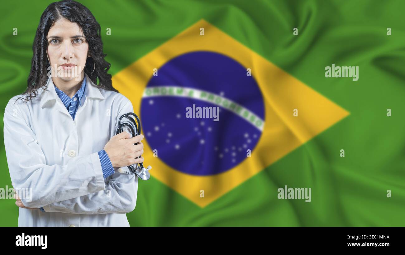 Brazilian woman flag hi-res stock photography and images - Alamy