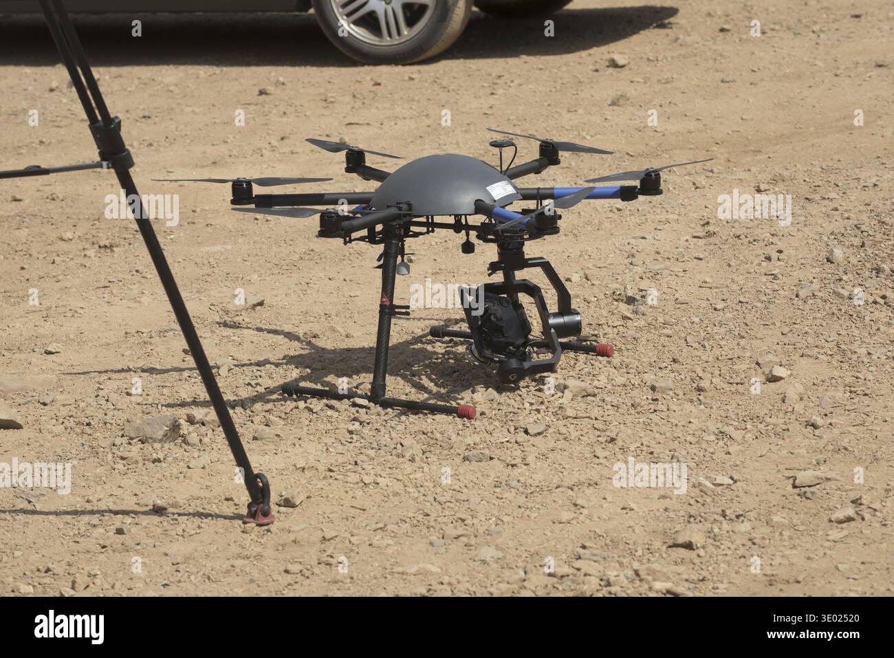 Drone or unmanned aerial vehicle (UAV), small flying object in aviation ...