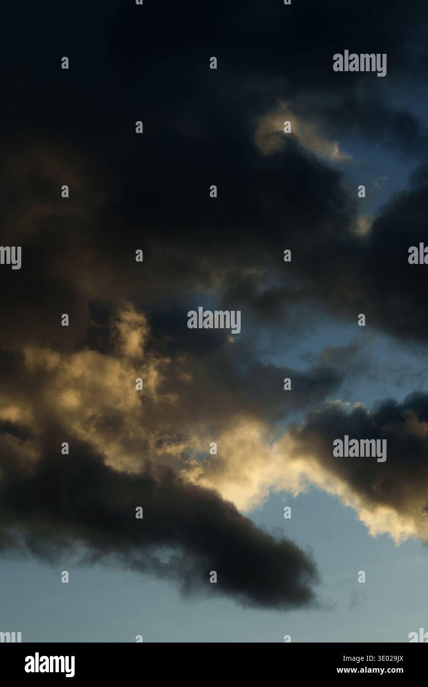 Dramatic Sky With Dark Storm Clouds Stock Photo - Alamy