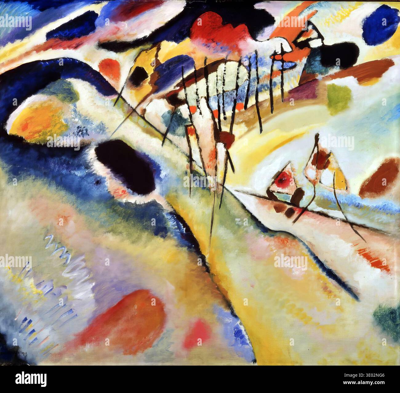 Wassily Kandinsky Paysage 1908 Russian Expressionism Oil on canvas ...