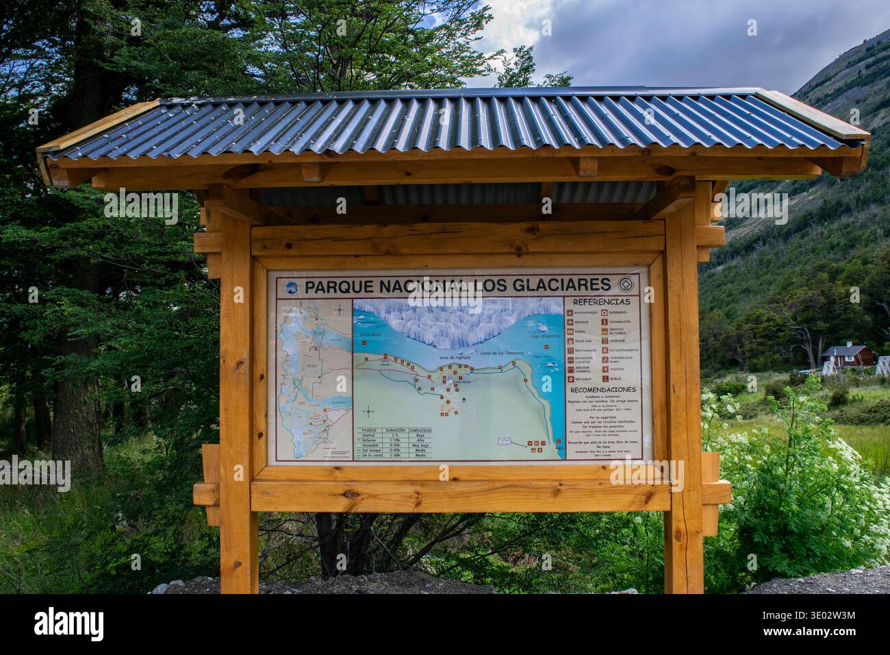  Foto zu Los glaciares national park map hi-res stock photography and images - Alamy 