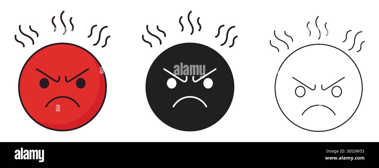 Angry Red Face Clipart