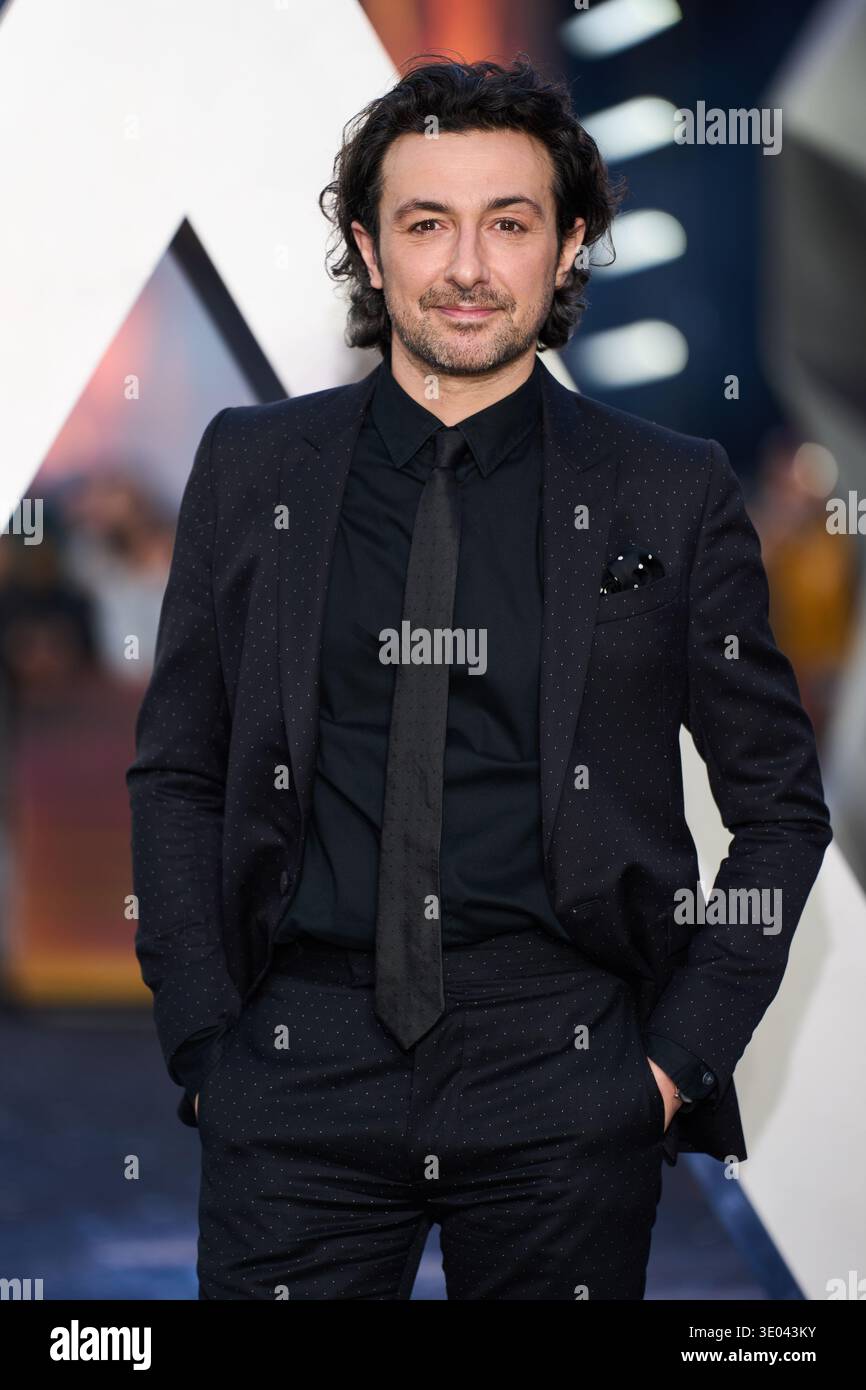 Alex Zane poses for photographers upon arrival at the World premiere of ...