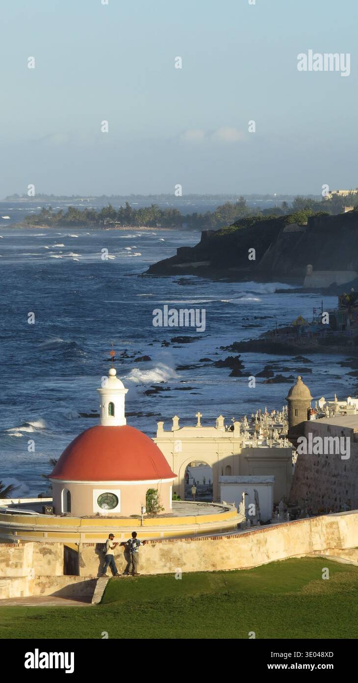 Ocean view San Juan Puerto Rico Stock Photo - Alamy