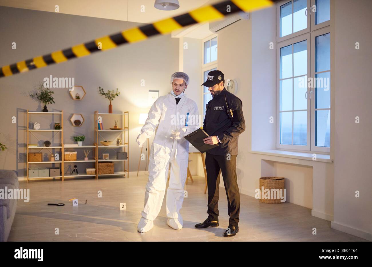 Forensic team work crime scene hi-res stock photography and images - Alamy
