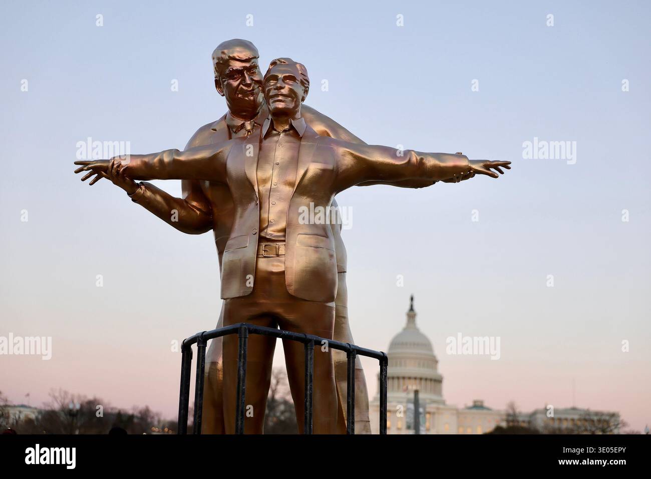 WASHINGTON, D.C. - MARCH 10: A statue erected by a group known as The