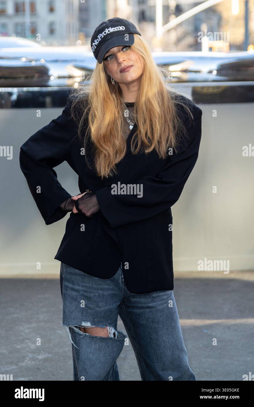 New York, NY, USA. 10 March, 2026. Charlotte Colbert at the unveilling ...