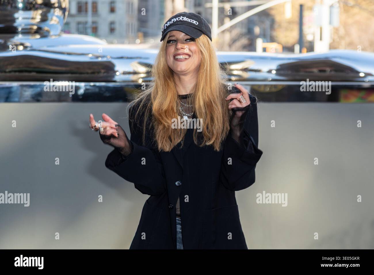 New York, NY, USA. 10th Mar, 2026. Charlotte Colbert at the unveilling ...