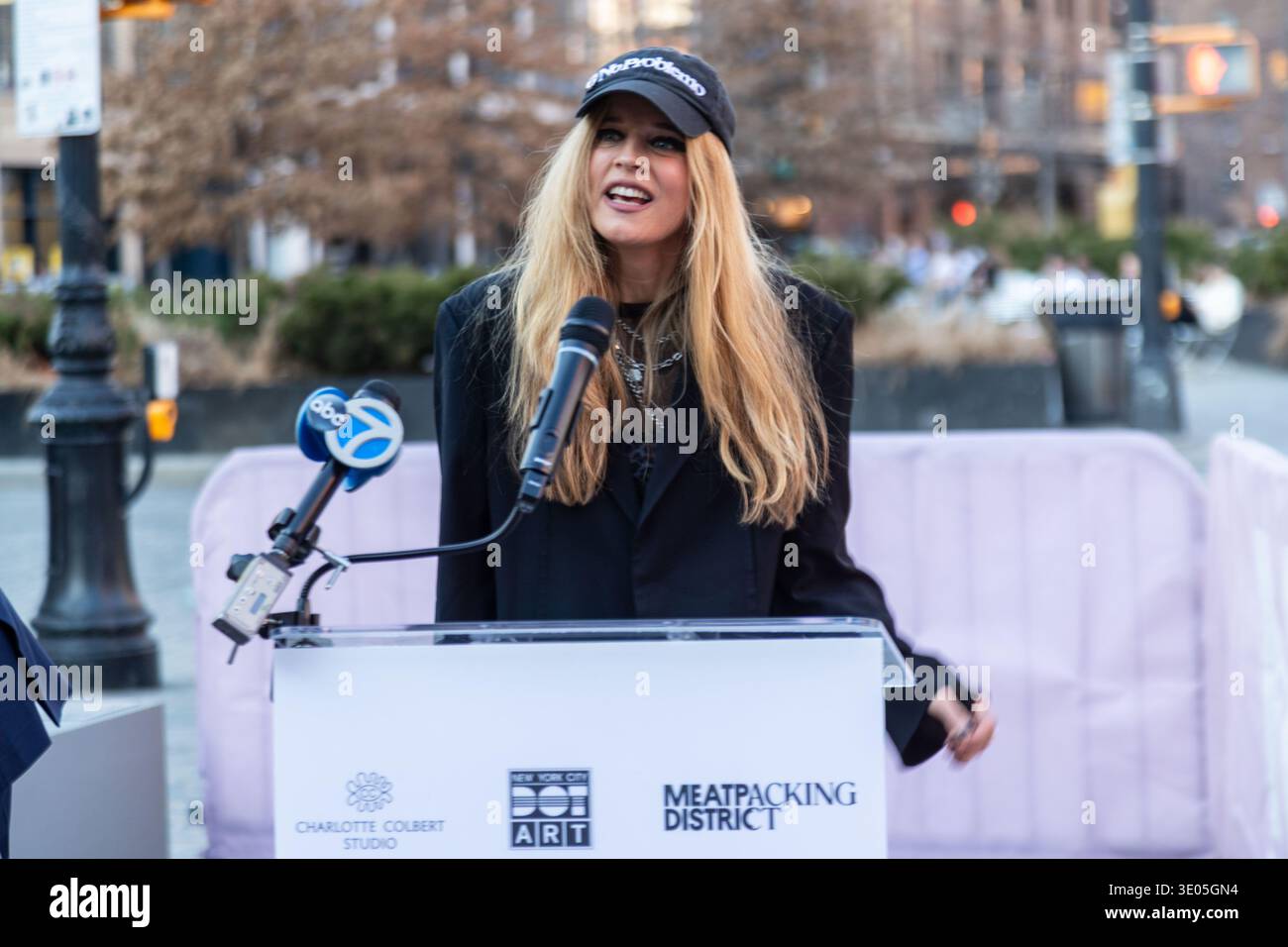 New York, NY, USA. 10th Mar, 2026. Charlotte Colbert at the unveilling ...