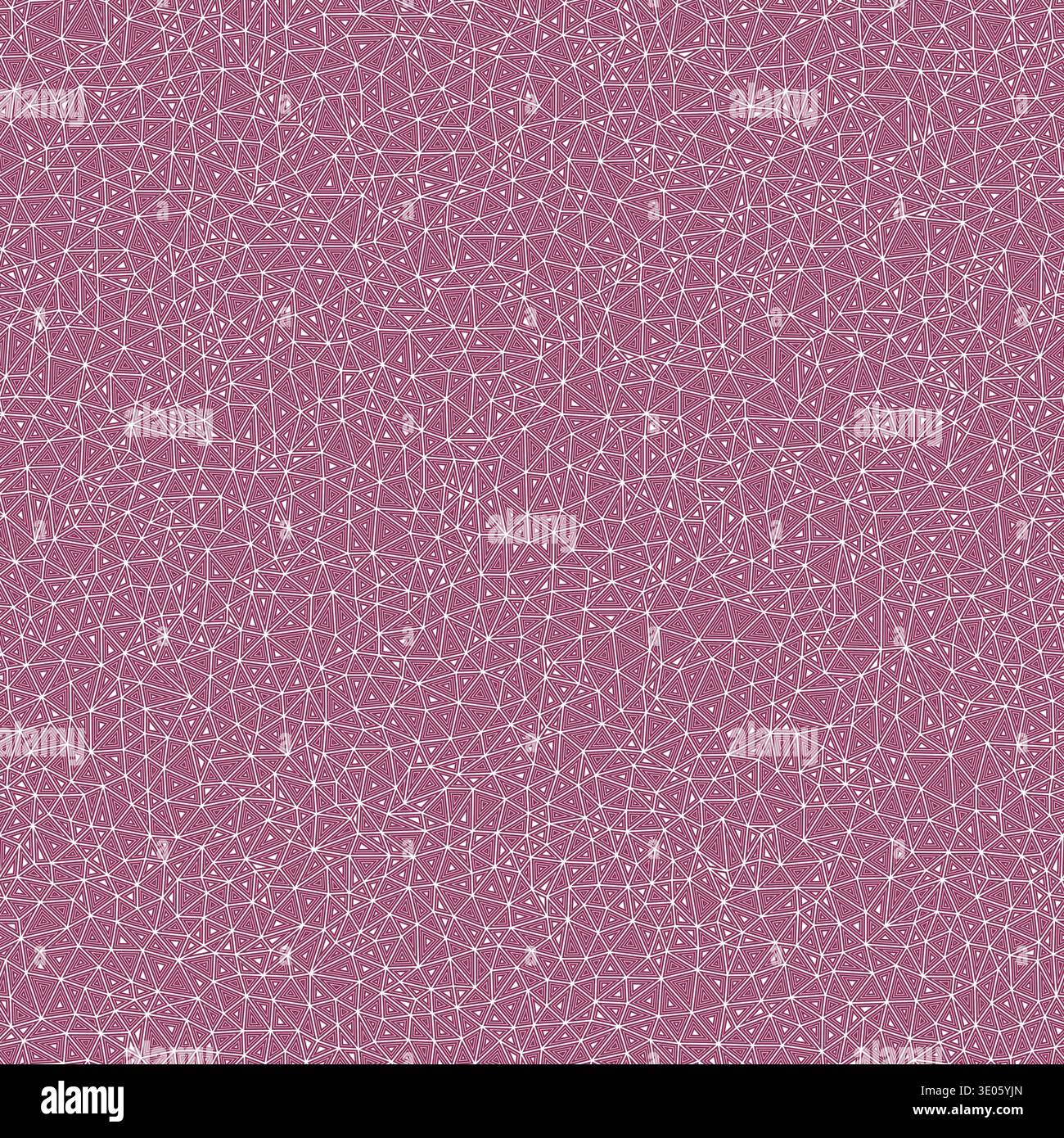 Background with a triangles pattern. Multiple repeated inner triangles. Tiny shape size. Solid color style. Seamless pattern. Classy vector tiles. Stock Vector