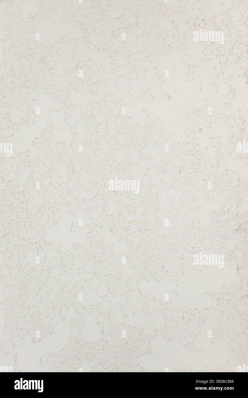 Light beige plaster wall texture, neutral abstract background Stock Photo