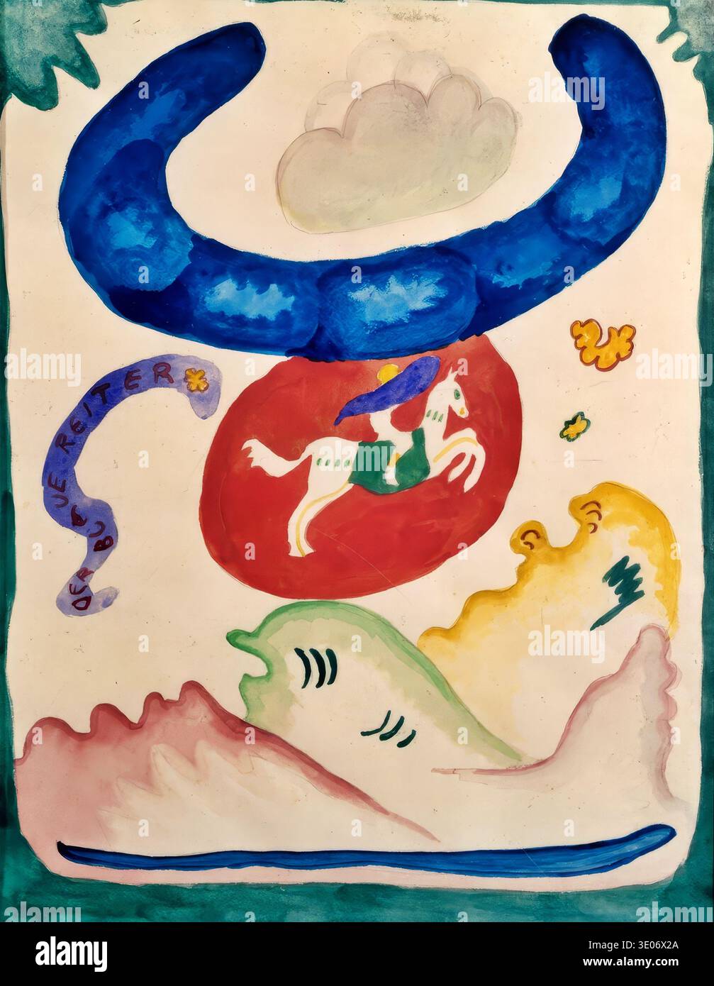 The blue rider kandinsky hi-res stock photography and images - Alamy