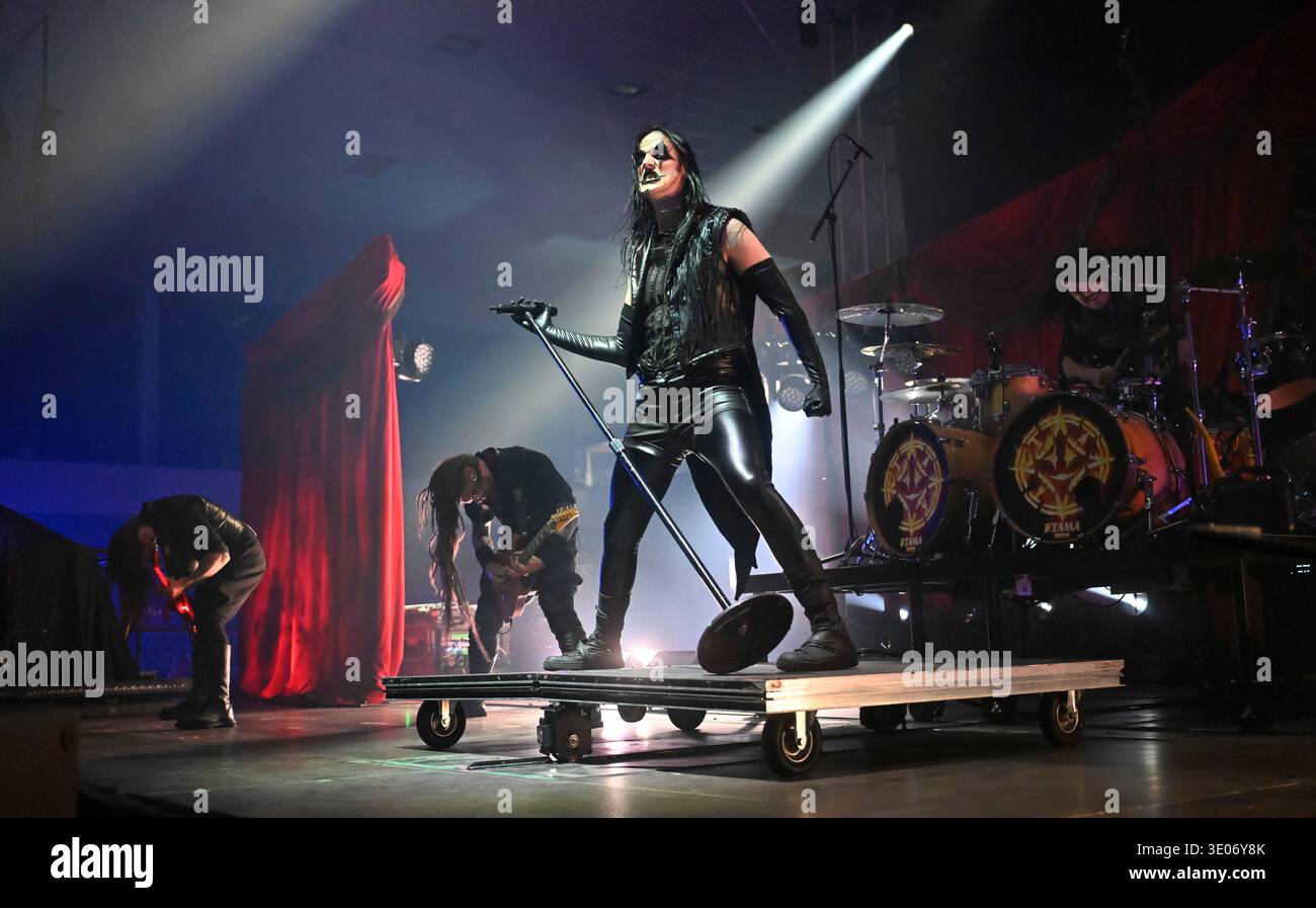 Concert of the Swedish metal band Avatar was held in Zlin, Czech ...