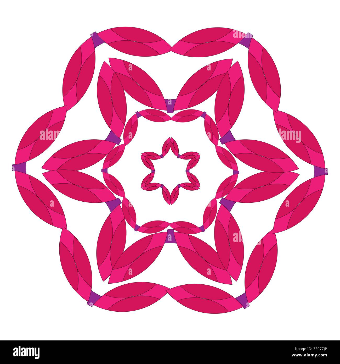 Frame mandalas flowers Stock Vector Images - Alamy