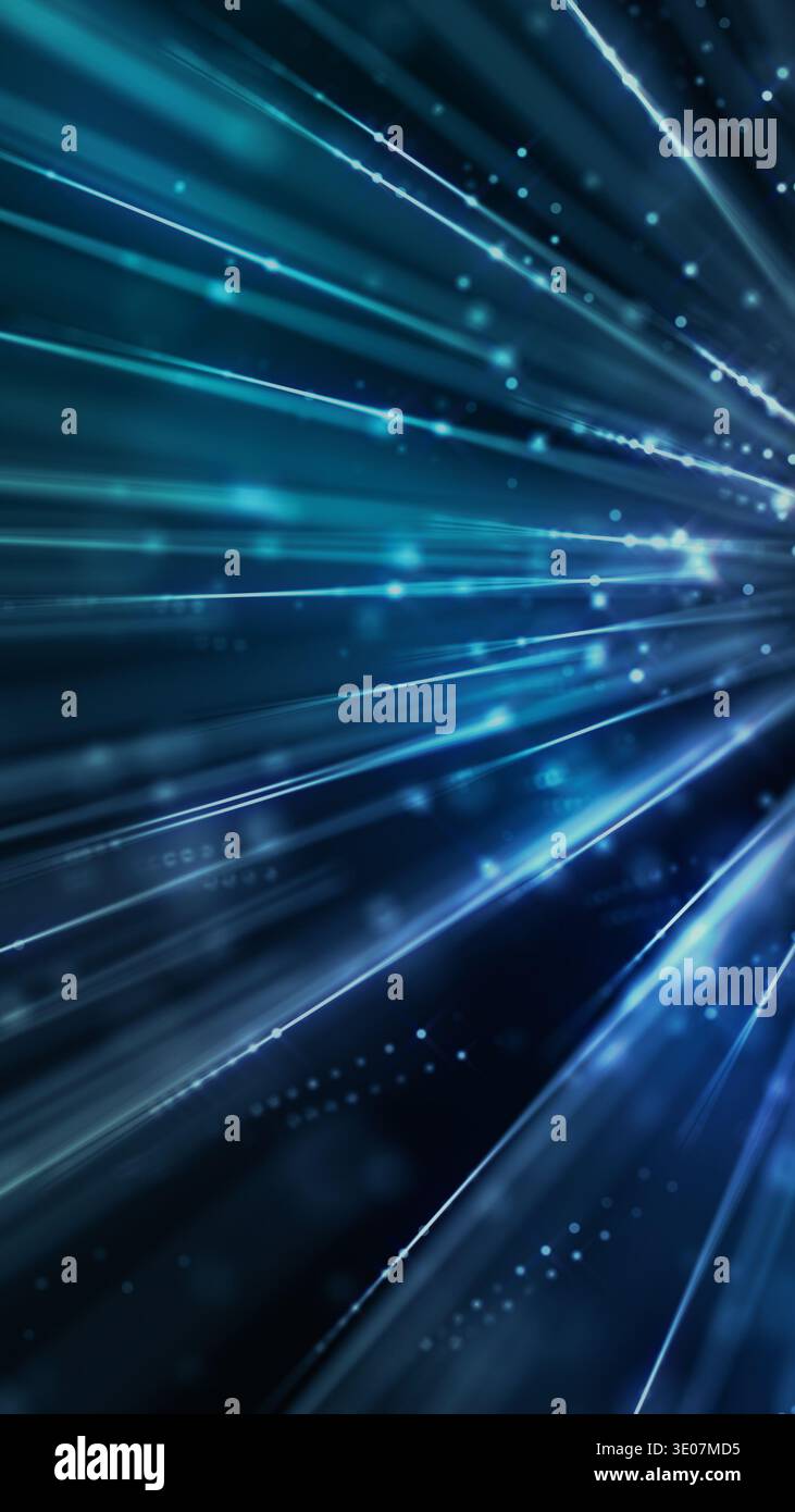 Technology Light Rays Abstract futuristic background showing bright blue light rays and ...