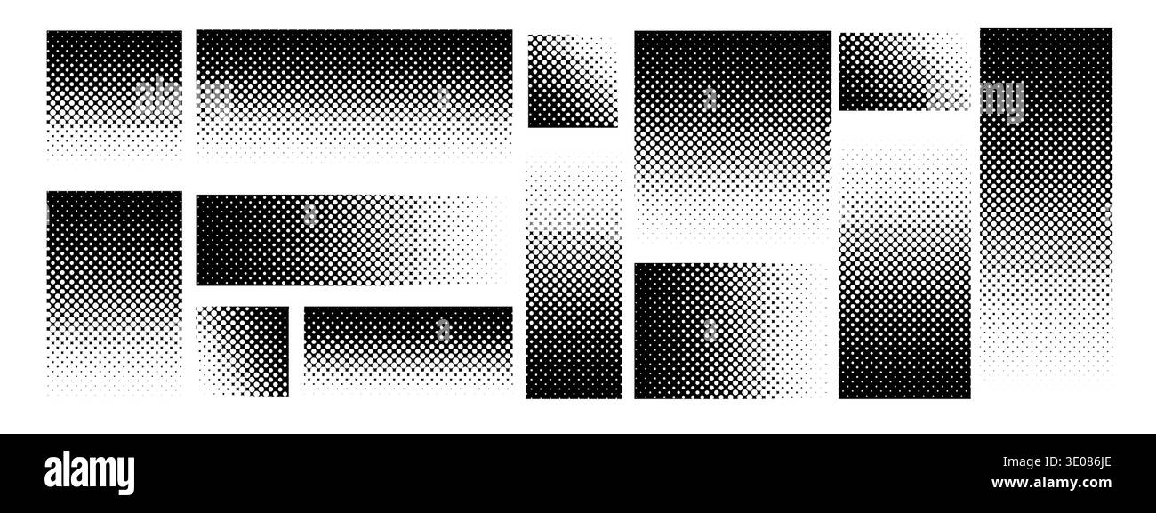 Dot halftone background pattern gradient vector half abstract black ...