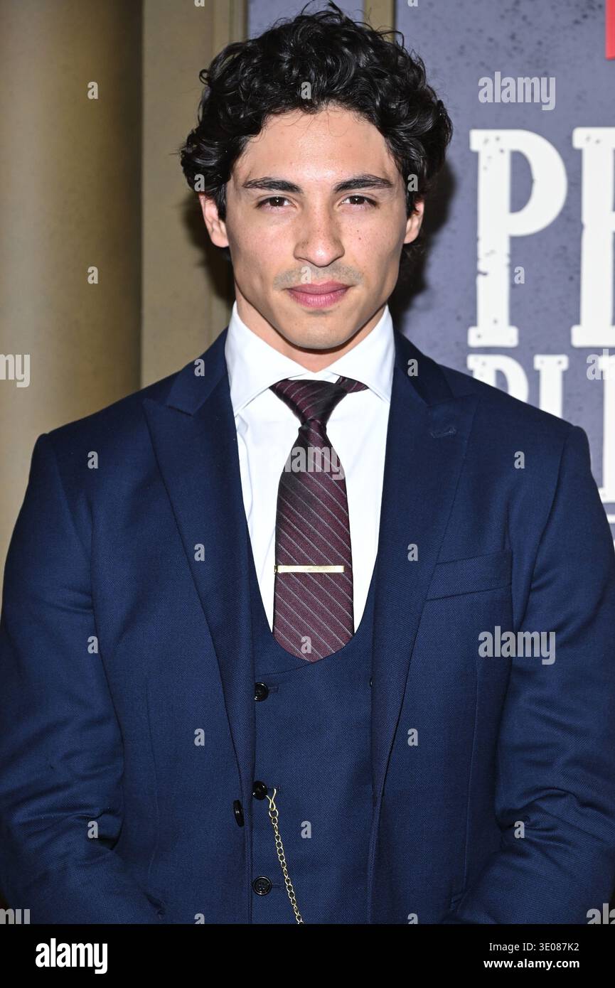 Isaac Ramirez attends the 'Peaky Blinders The Immortal Man' New York ...