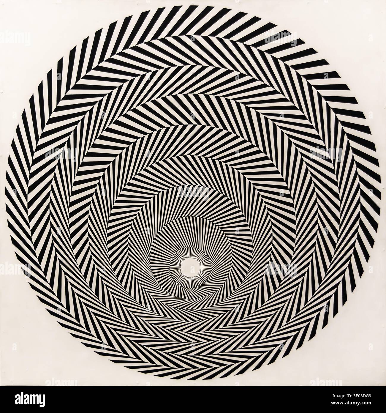 Blaze 4, Bridget Riley, 1963, Kunsthal with temporary exhibition 100 ...
