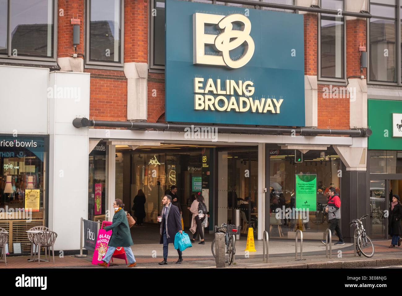 LONDON - JANUARY 26, 2026: Ealing Broadway shopping centre – main ...